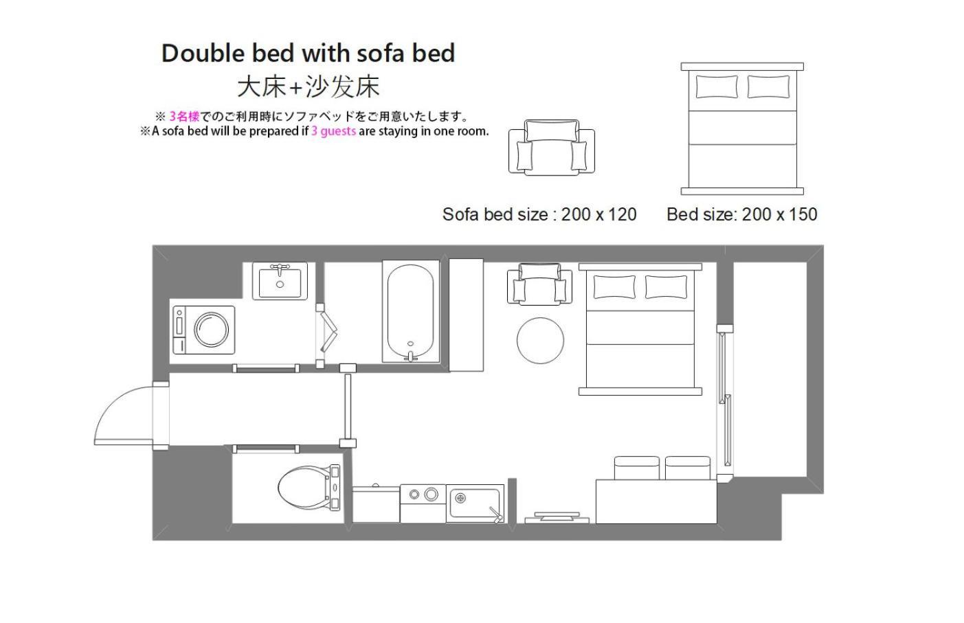 Aparthotel Shirakabanoyado - Nipponbashi 日本橋, 3 Mins Walk To Dendentown Ōsaka Exterior foto